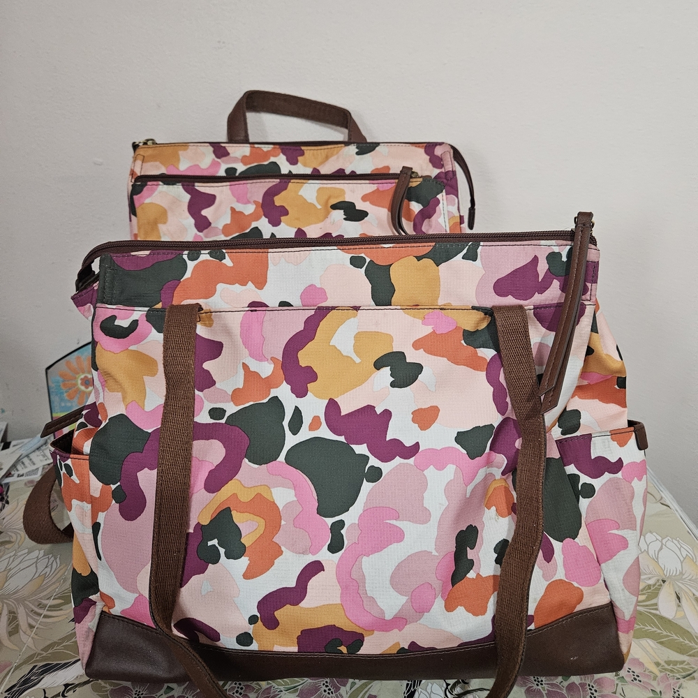 Fossil Jenna Set Tote Bag And Backpack Multicolor